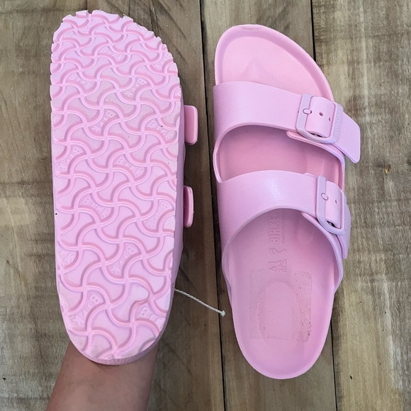 Woman’s Birkenstock Arizona EVA Slide Sandal- Fondant Pink - Picture 4 of 8